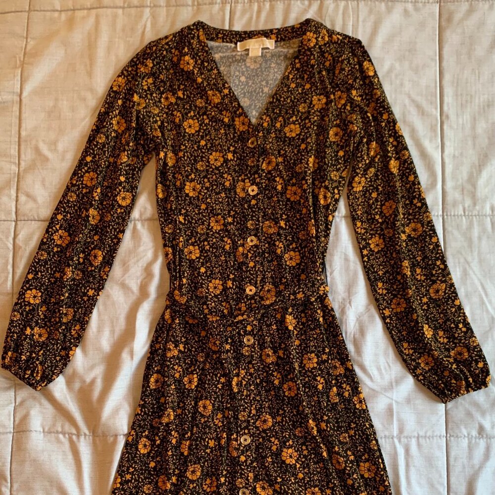 Michael Kors Flare Floral Dress
